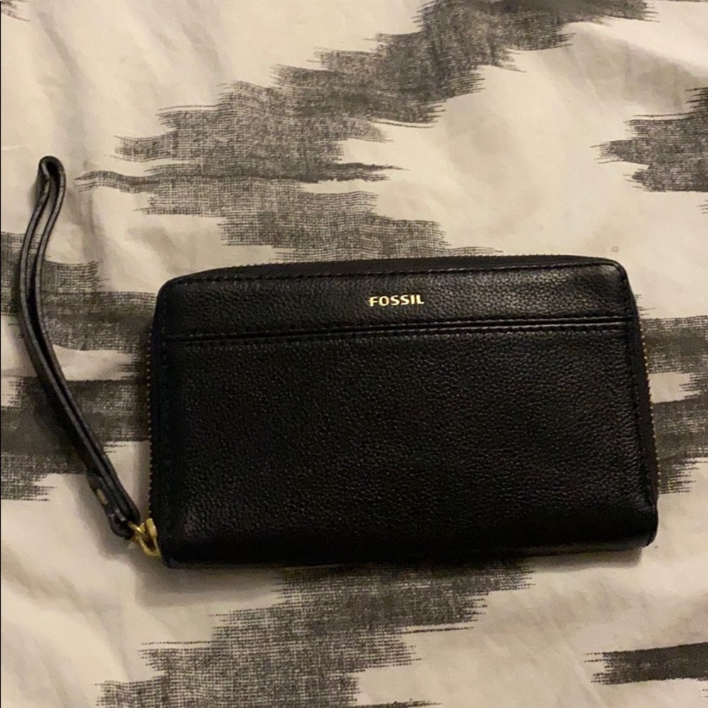 Black Fossil Wallet
